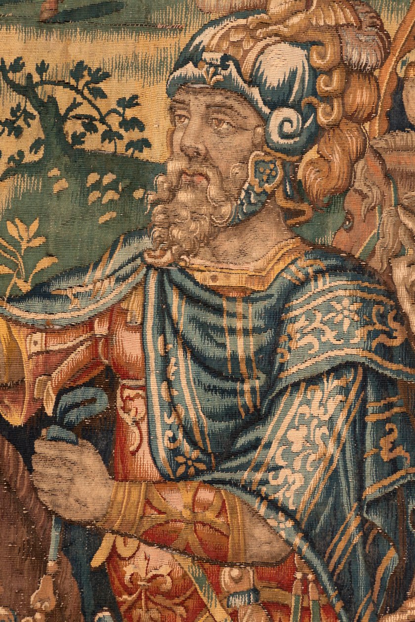 Historia Gideona, koniec XVI wieku (jedwab i wełna) autorstwa Maerten van Heemskerck