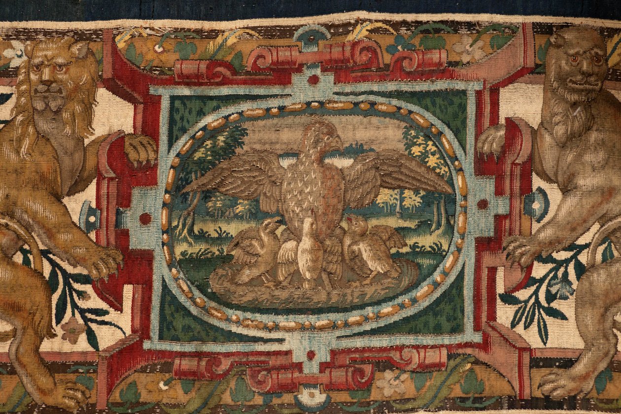Historia Gideona, koniec XVI wieku (jedwab i wełna) autorstwa Maerten van Heemskerck