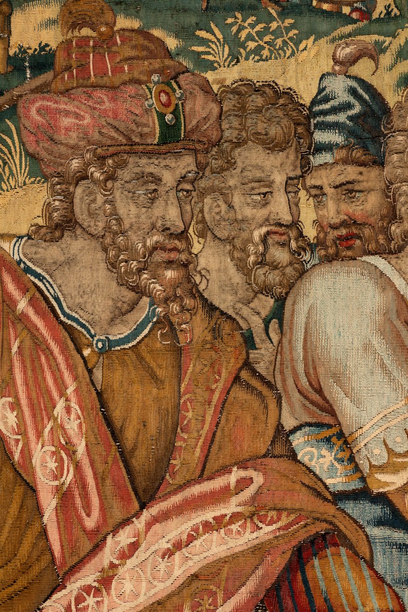 Historia Gideona, koniec XVI wieku (jedwab i wełna) autorstwa Maerten van Heemskerck
