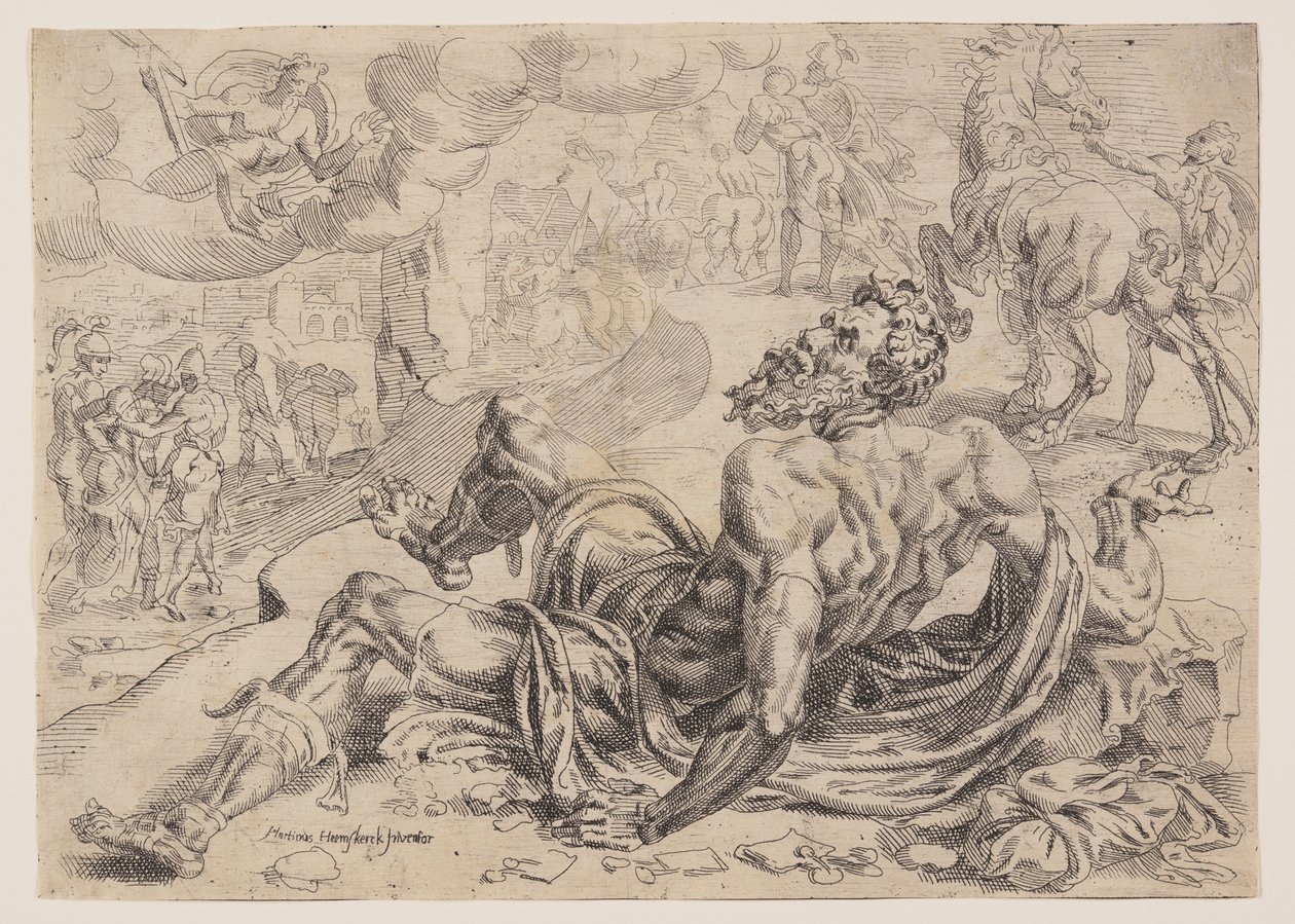 Nawrócenie Saula autorstwa Maerten van Heemskerck