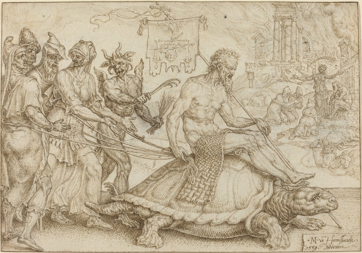 Triumf Hioba autorstwa Maerten van Heemskerck