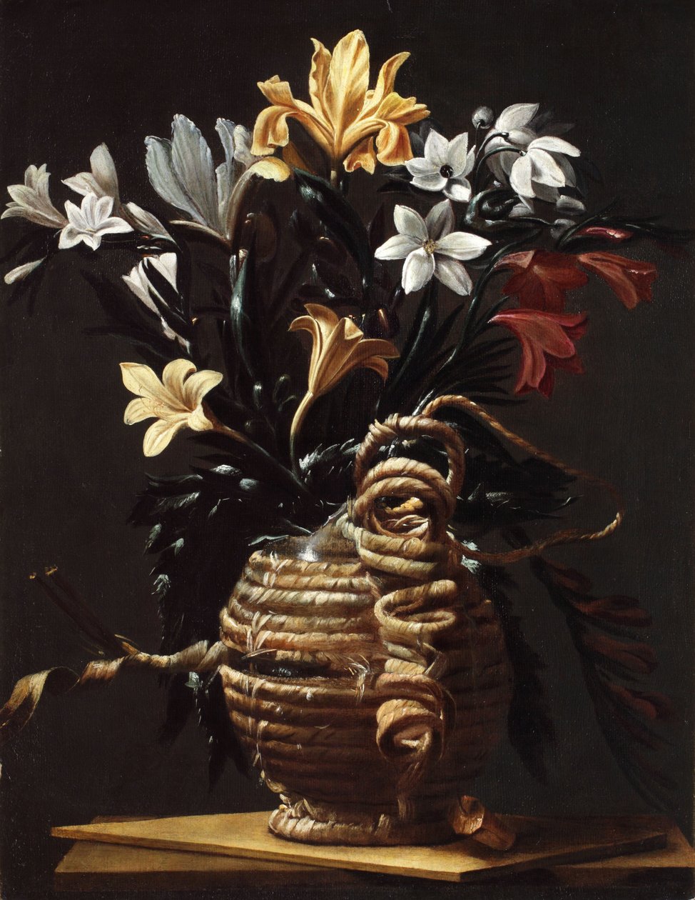 Butelka z kwiatami, ok. 1900 r. 1615-1620. autorstwa Maestro della fiasca di Forlì