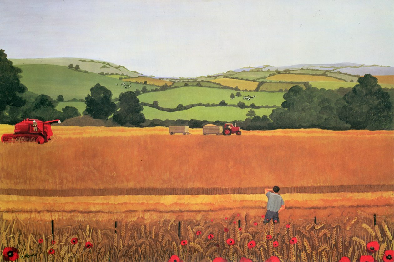 Żniwa w Cotswolds autorstwa Maggie Rowe