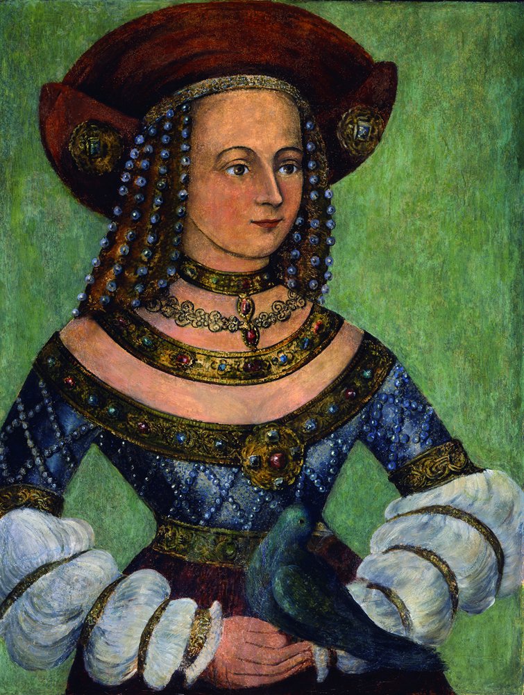 Portrait of Jadwiga Jagiellon. autorstwa Nicolaus Alexander Mair von Landshut