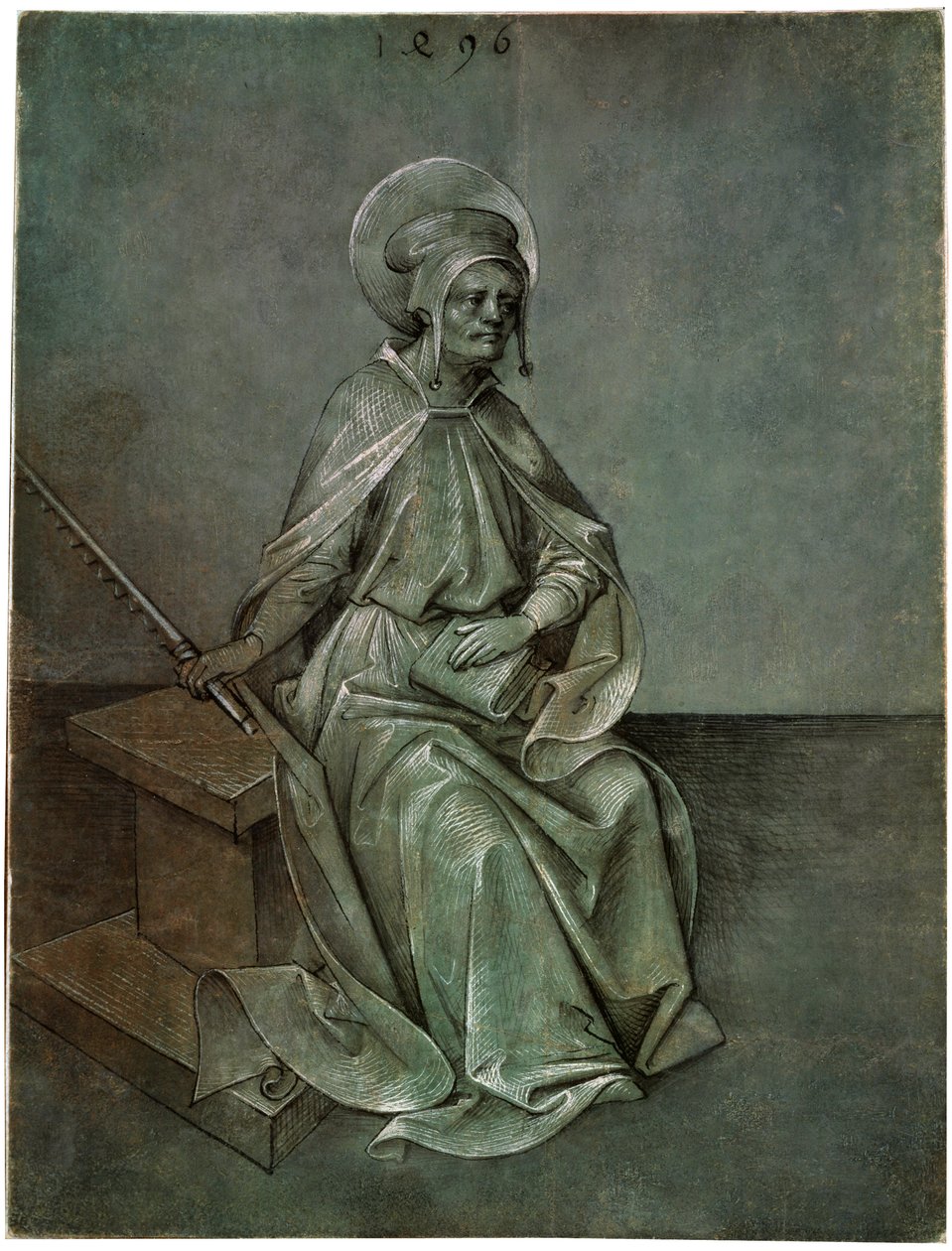 Apostoł Szymon, 1496. autorstwa Mair von Landshut