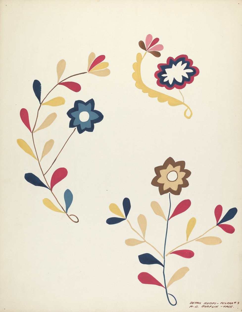 Projekt z proponowanego teki, 1935-1942. autorstwa Majel G. Claflin