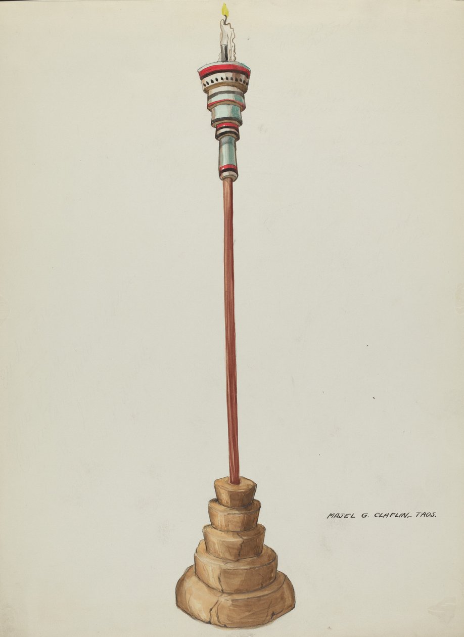 Czcionka na wodę święconą, 1935-1942. autorstwa Majel G. Claflin
