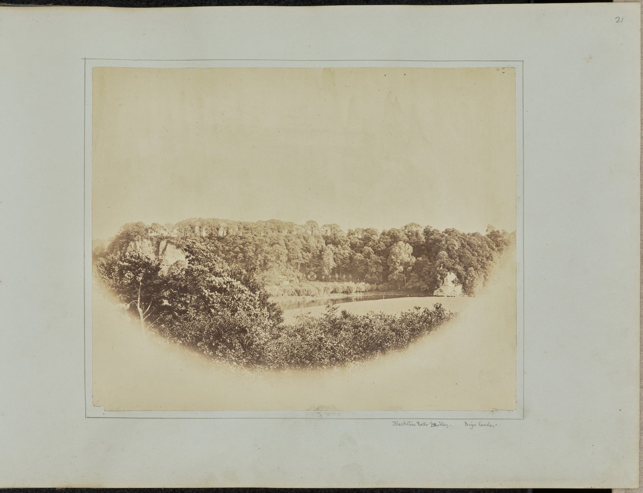 Blackstone Rocks, Bewdley autorstwa Major F. Gresley