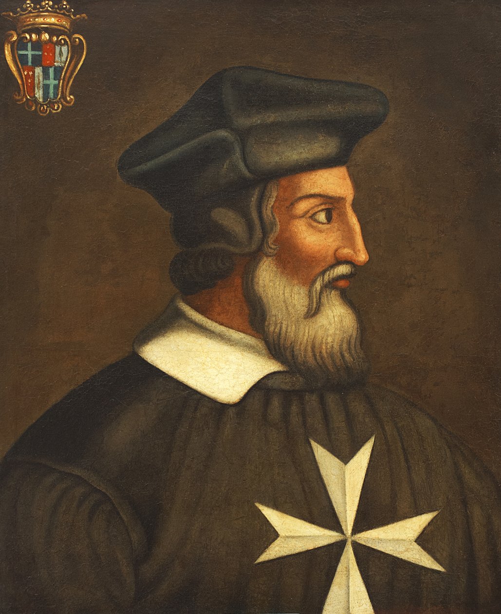 Wielki Mistrz Jean dHomedes autorstwa Maltese School