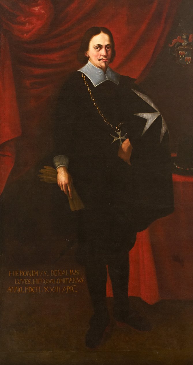 Heironimus Benalius-Girolamo Benaglio z Bergamo, 1603 autorstwa Maltese School