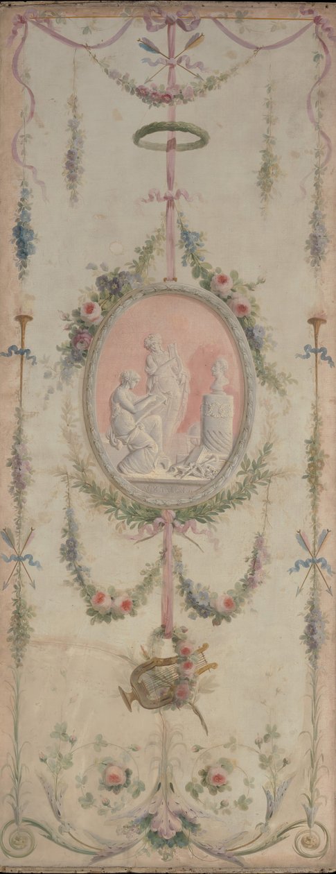 Panel dekoracyjny jeden z pary, XVIII wiek. autorstwa Manner of Le Riche