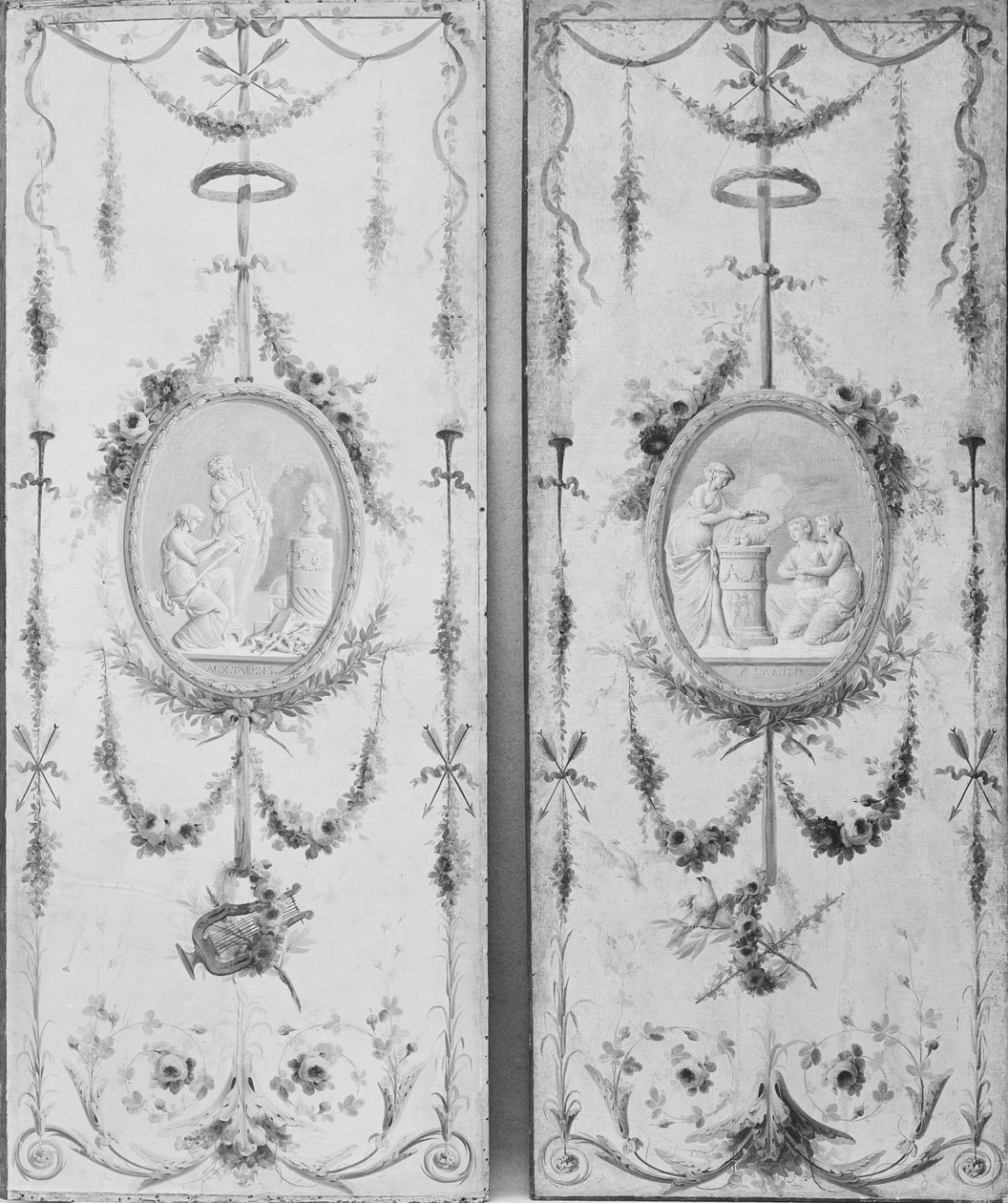 Panel dekoracyjny jeden z pary, XVIII wiek. autorstwa Manner of Le Riche