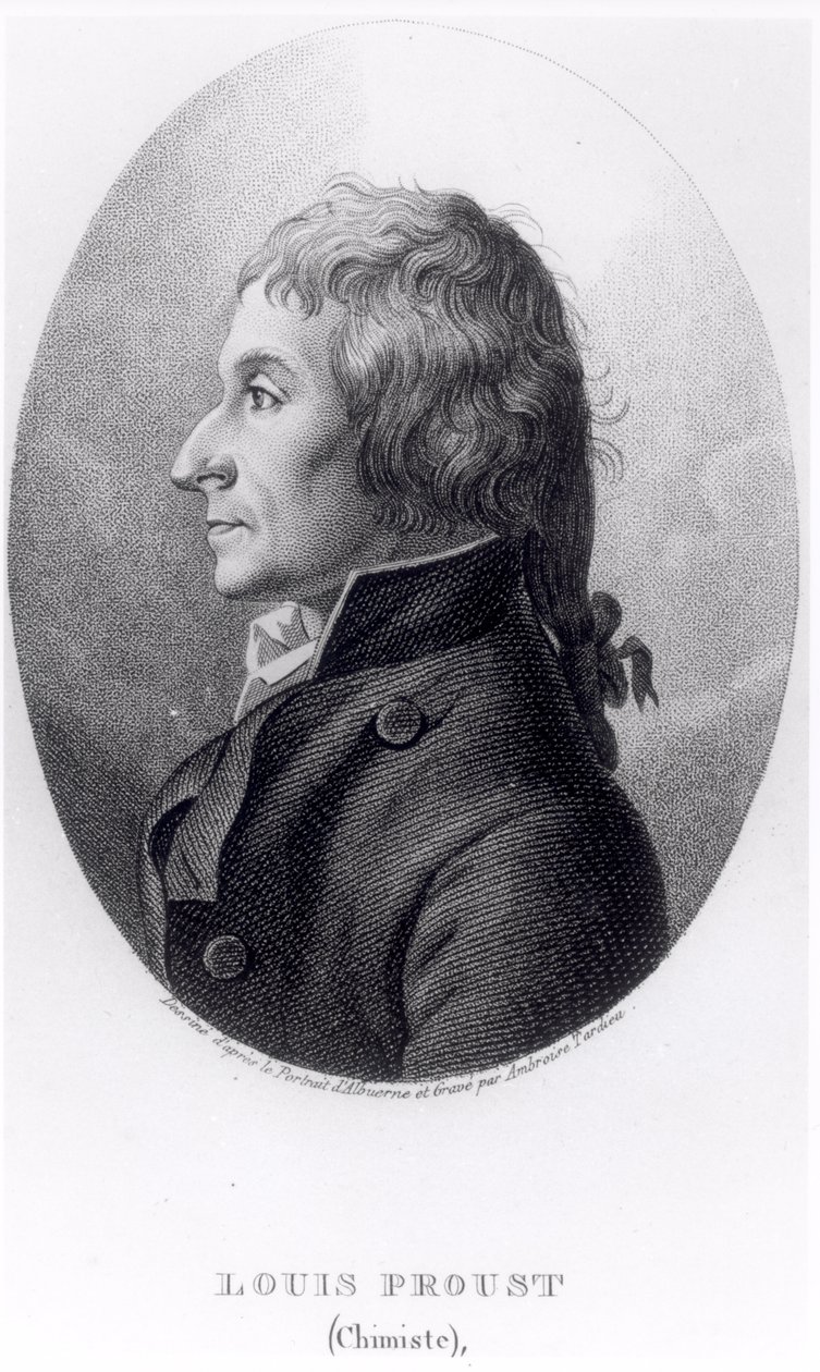 Joseph Louis Proust (1754-1826) grawerowany przez Ambroise Tardieu (1788-1841) autorstwa Manuel Albuerne