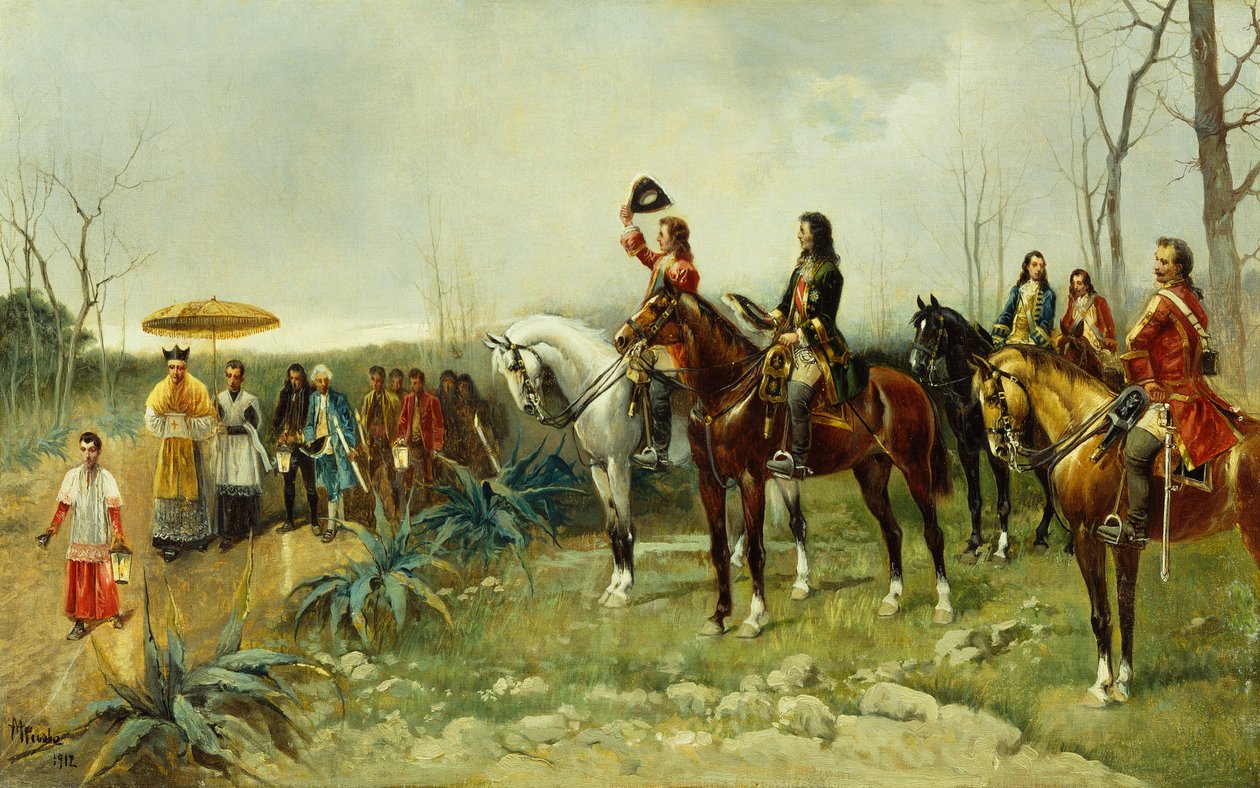 Procesja autorstwa Manuel Lopez y Picolo