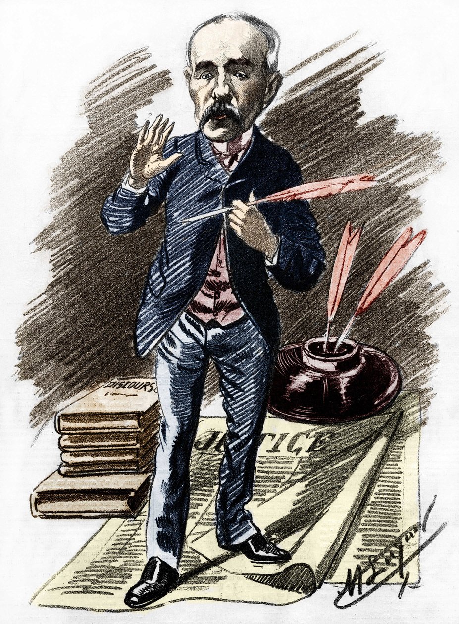 Georges Clemenceau (1841-1929), polityk francuski. autorstwa Manuel Luque
