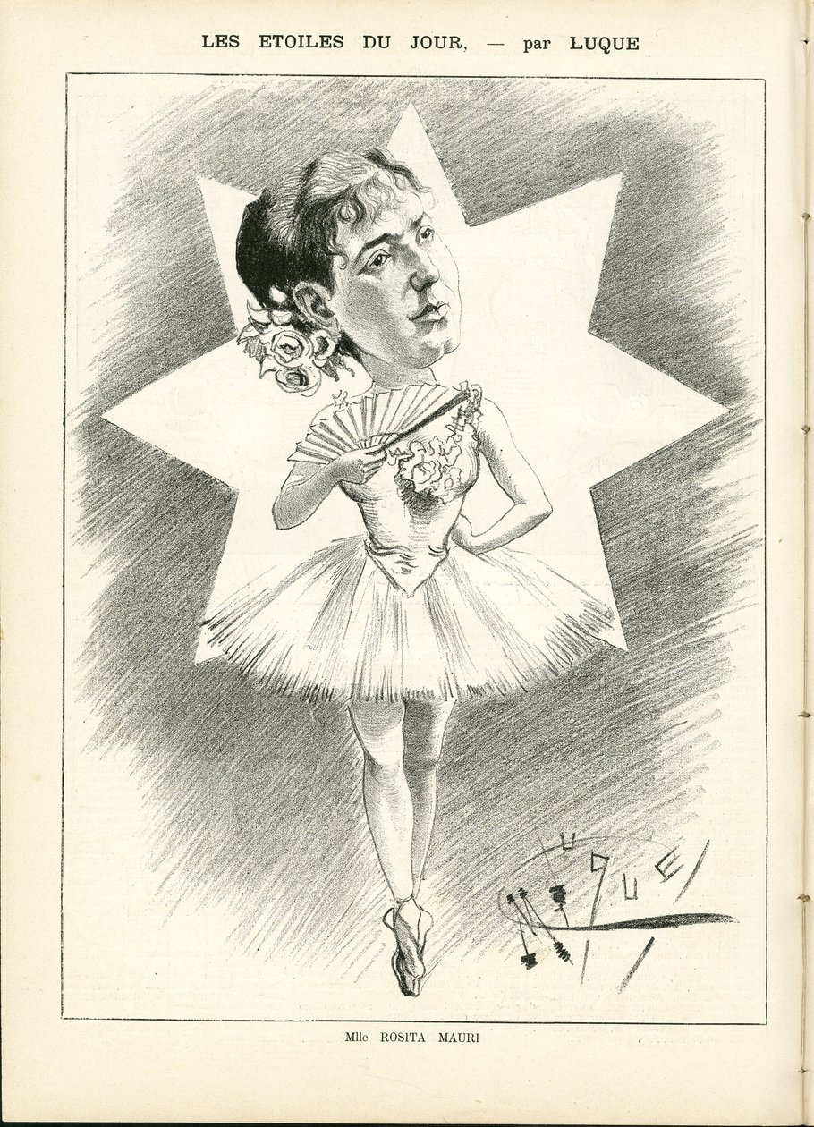 Ilustracja Manuela Luque (1854-1919) w La Caricature (1880) autorstwa Manuel Luque