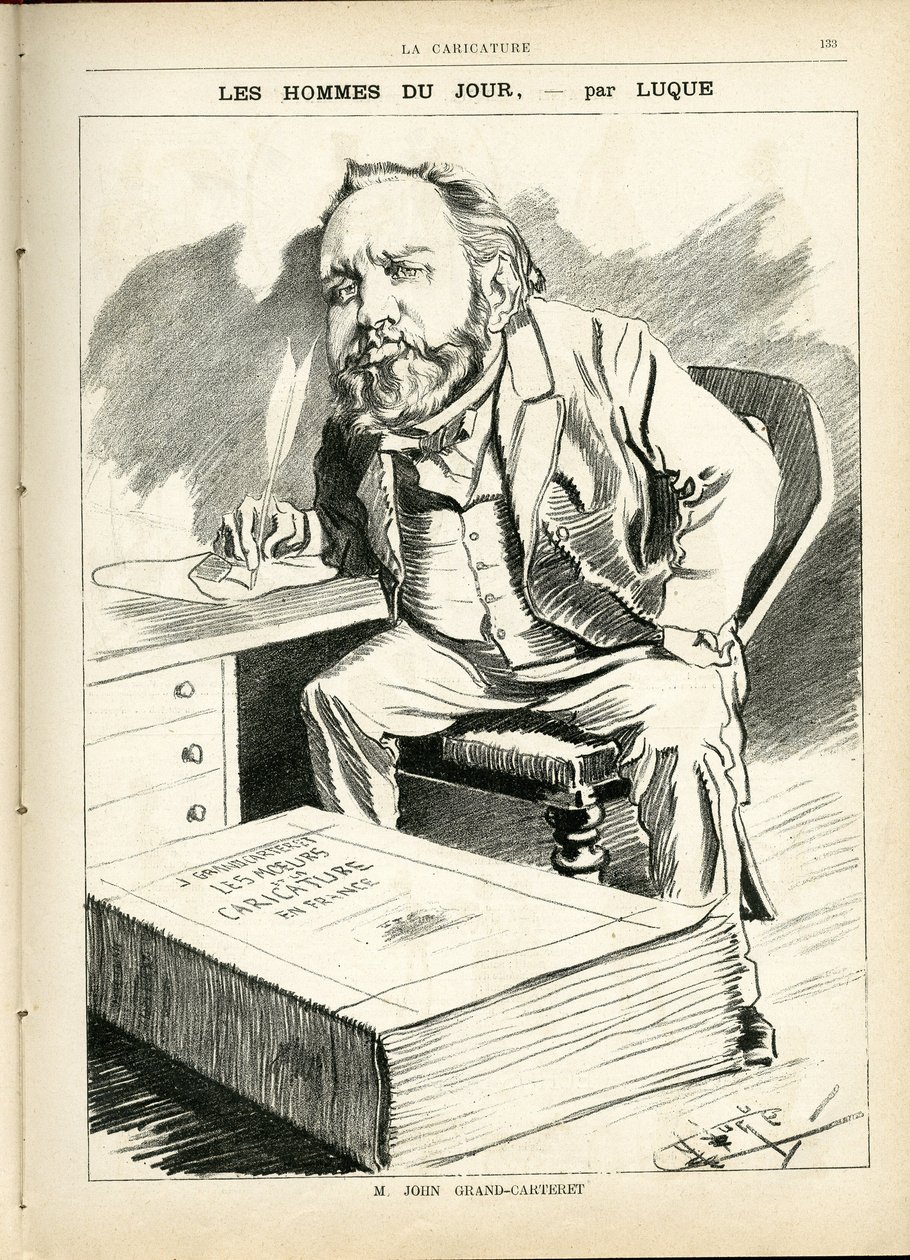 Ilustracja Manuela Luque (1854-1919) w La Caricature (1880) autorstwa Manuel Luque