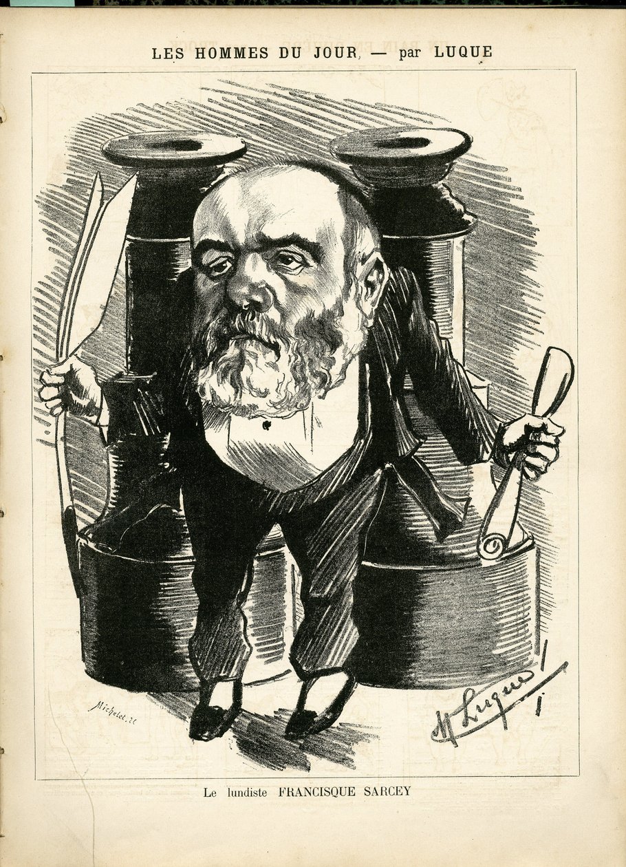 Ilustracja Manuela Luque (1854-1919) w La Caricature (1880) autorstwa Manuel Luque