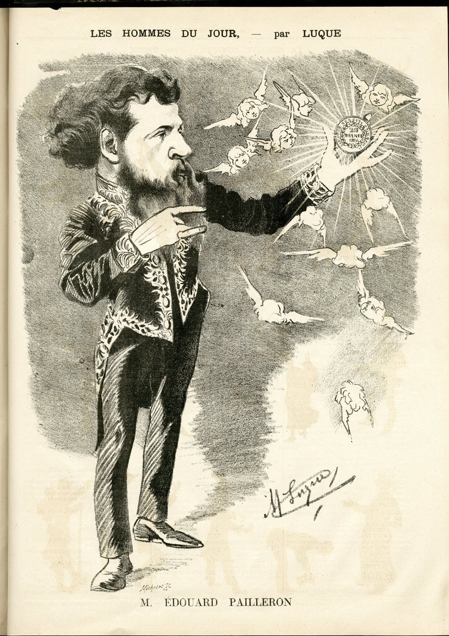 Ilustracja Manuela Luque (1854-1919) w La Caricature (1880) autorstwa Manuel Luque
