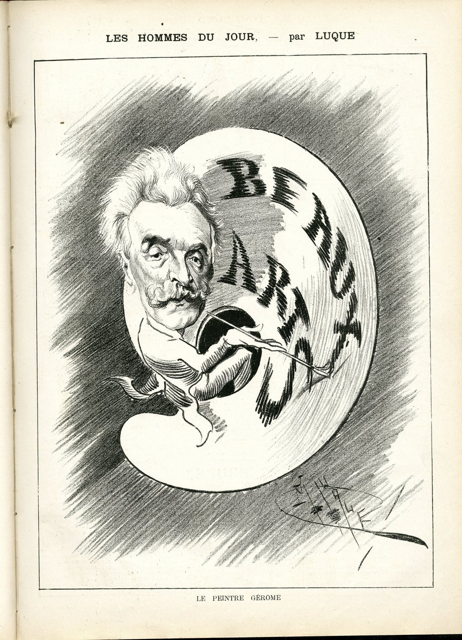 Ilustracja Manuela Luque (1854-1919) w La Caricature (1880) autorstwa Manuel Luque