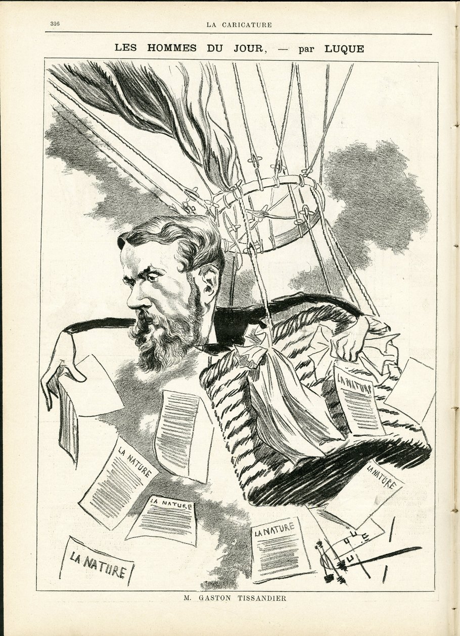 Ilustracja Manuela Luque (1854-1919) w La Caricature (1880) autorstwa Manuel Luque