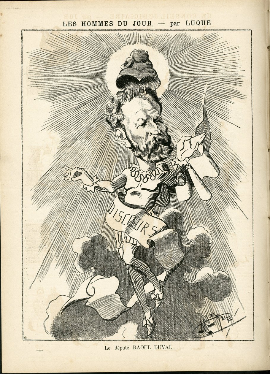 Ilustracja Manuela Luque (1854-1919) w La Caricature (1880) autorstwa Manuel Luque