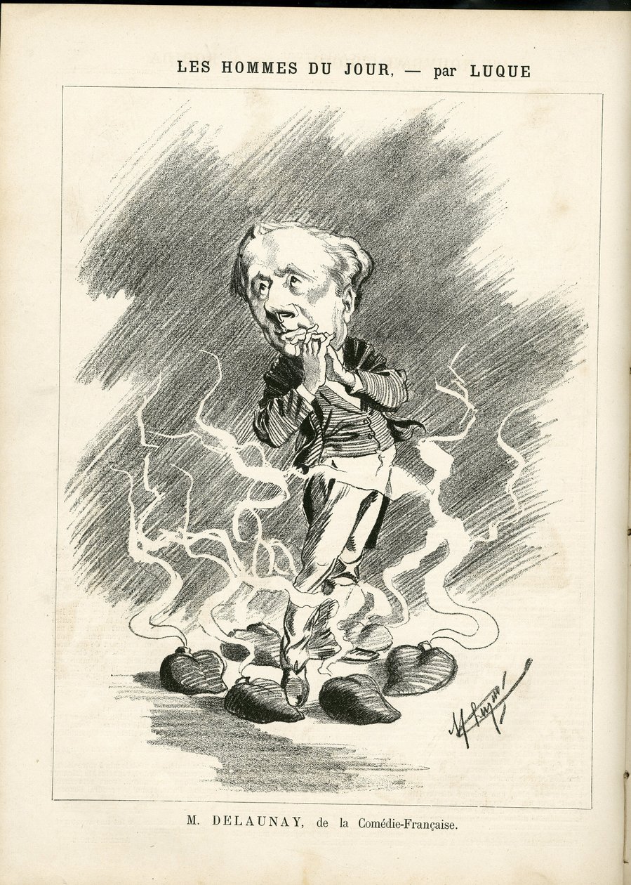 Ilustracja Manuela Luque (1854-1919) do okładki La Karykatury (1880) autorstwa Manuel Luque