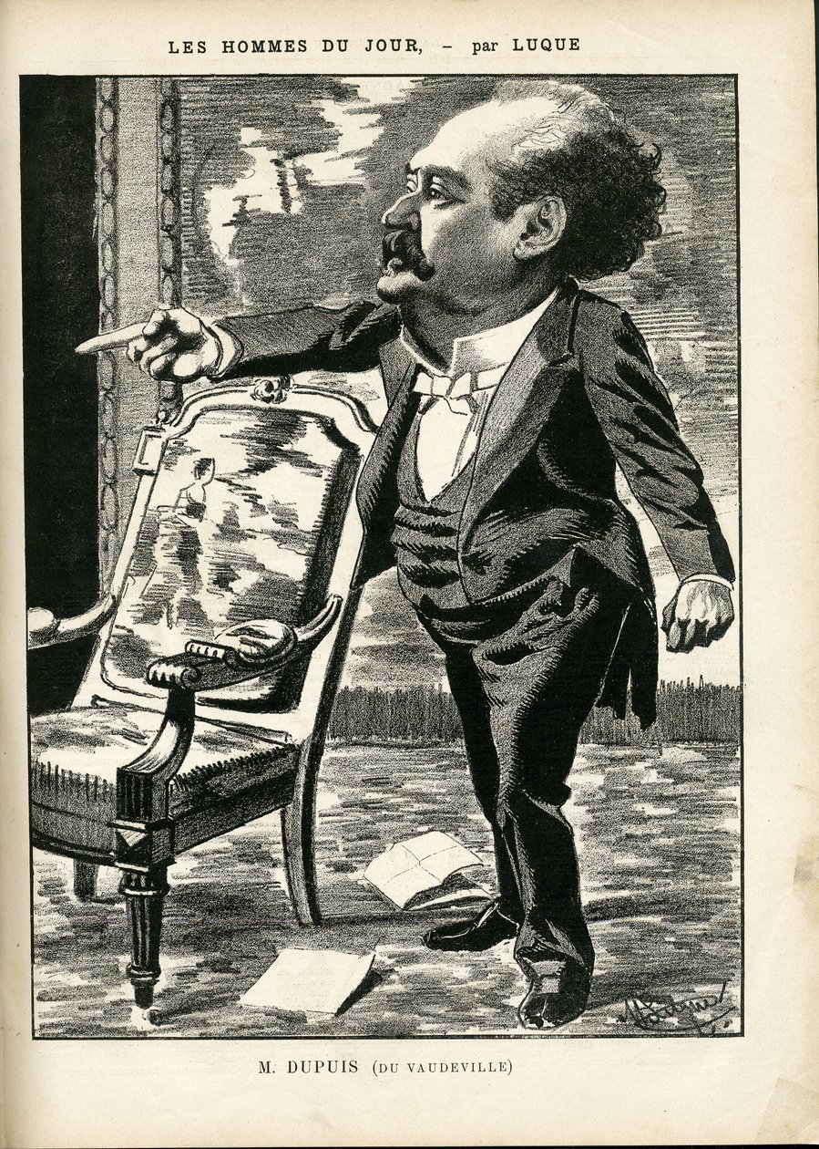 Ilustracja Manuela Luque (1854-1919) w La Caricature (1880) autorstwa Manuel Luque