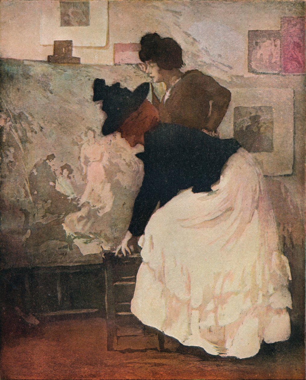Krytycy, ok. 1902 r. autorstwa Manuel Robbe