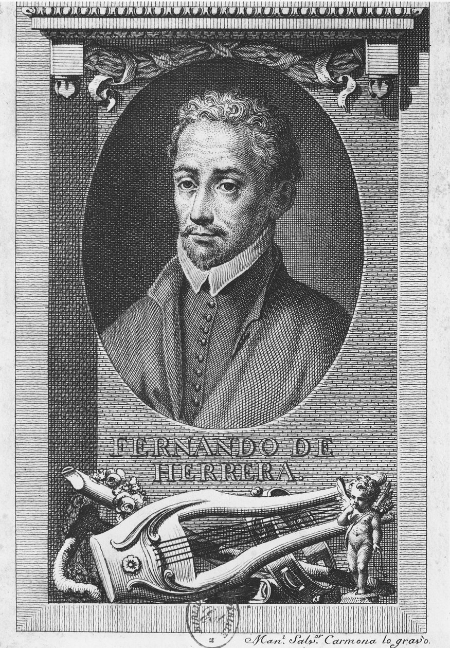 Fernando de Herrera autorstwa Manuel Salvador Carmona