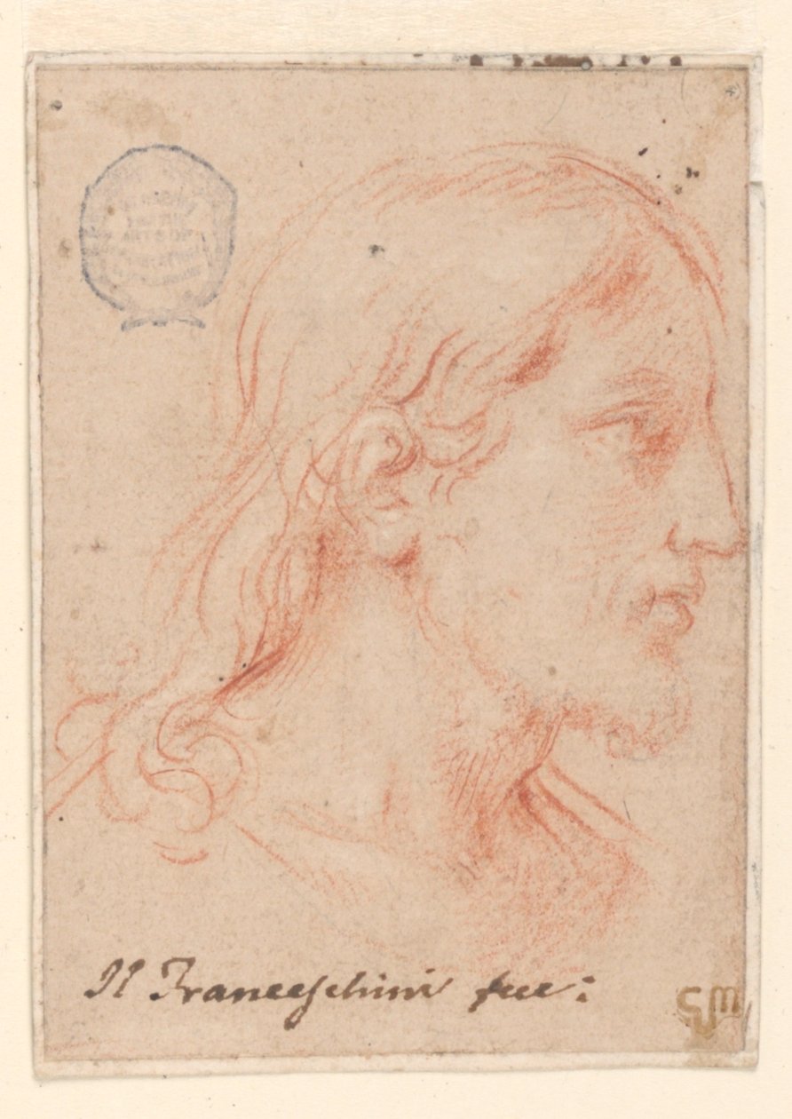 Głowa Chrystusa autorstwa Marc Antonio Franceschini