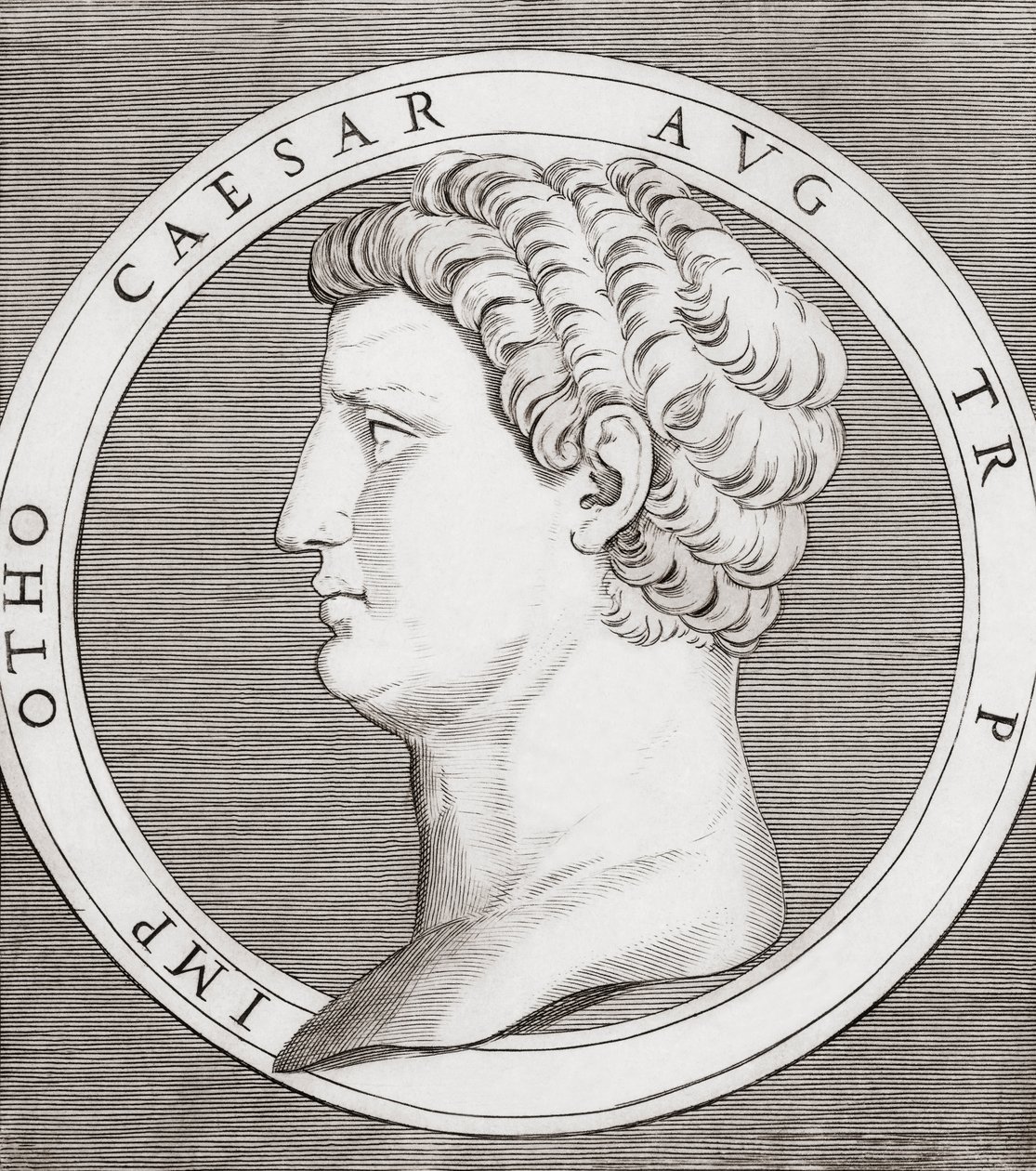 Otho, cesarz rzymski autorstwa Marcantonio (after) Raimondi