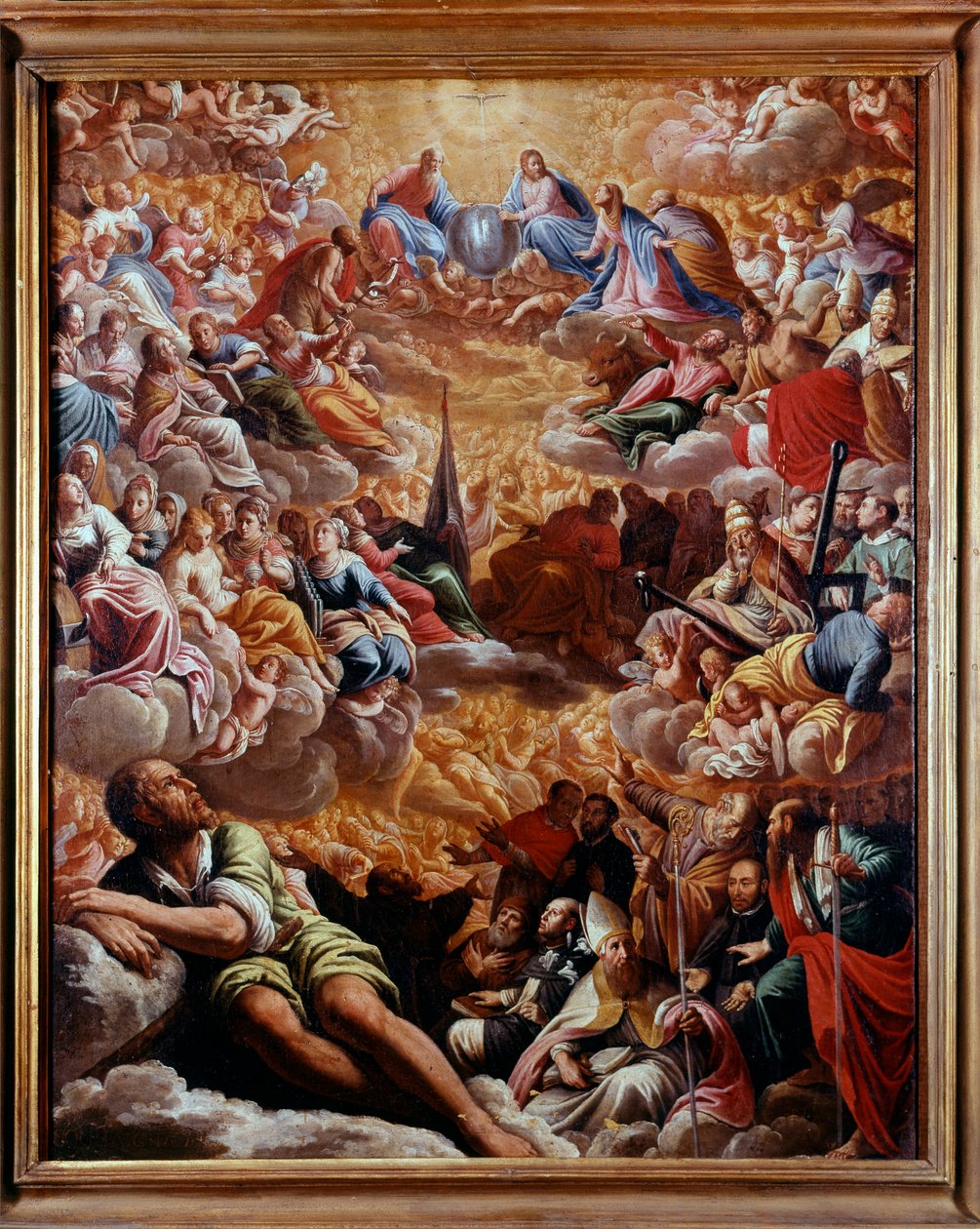Raj - Obraz autorstwa Marcantonio Bassetti (1588-1630), olej na płótnie 78X61 CM - Neapol Museo di Capodimonte autorstwa Marcantonio Bassetti