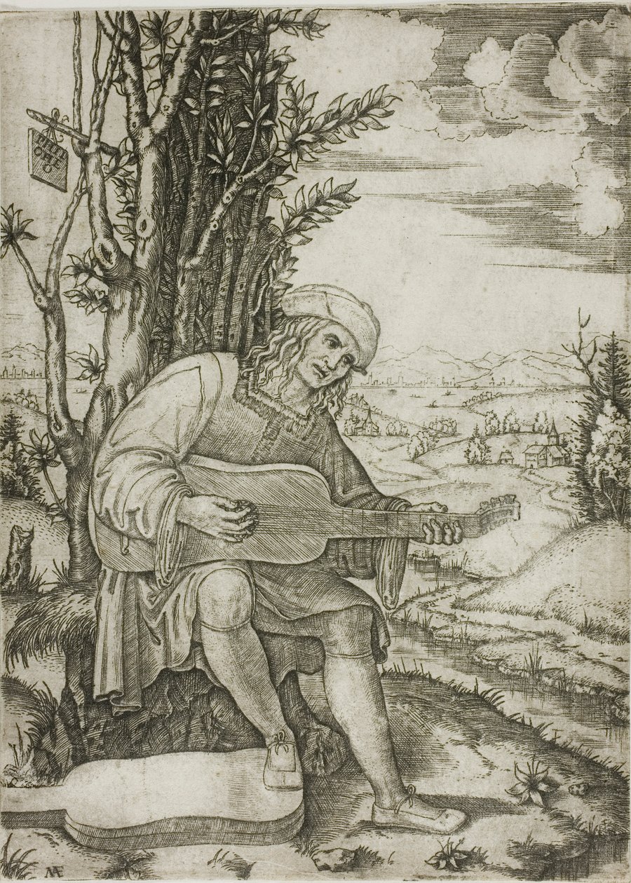 Filoteusz Achillini autorstwa Marcantonio Raimondi