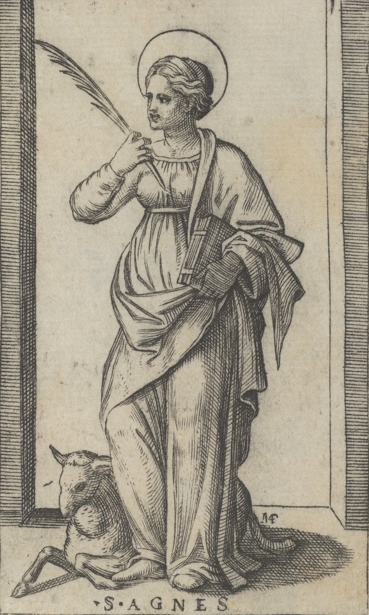 św. 1500-1527. autorstwa Marcantonio Raimondi