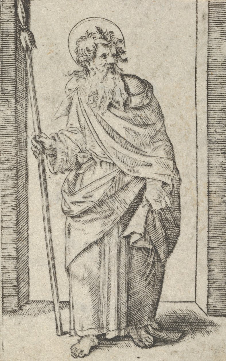 Św. Macieja 1500-1534. autorstwa Marcantonio Raimondi