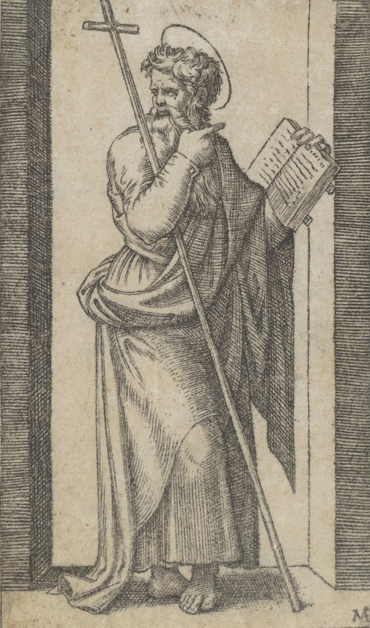 Św. 1500-1527. autorstwa Marcantonio Raimondi