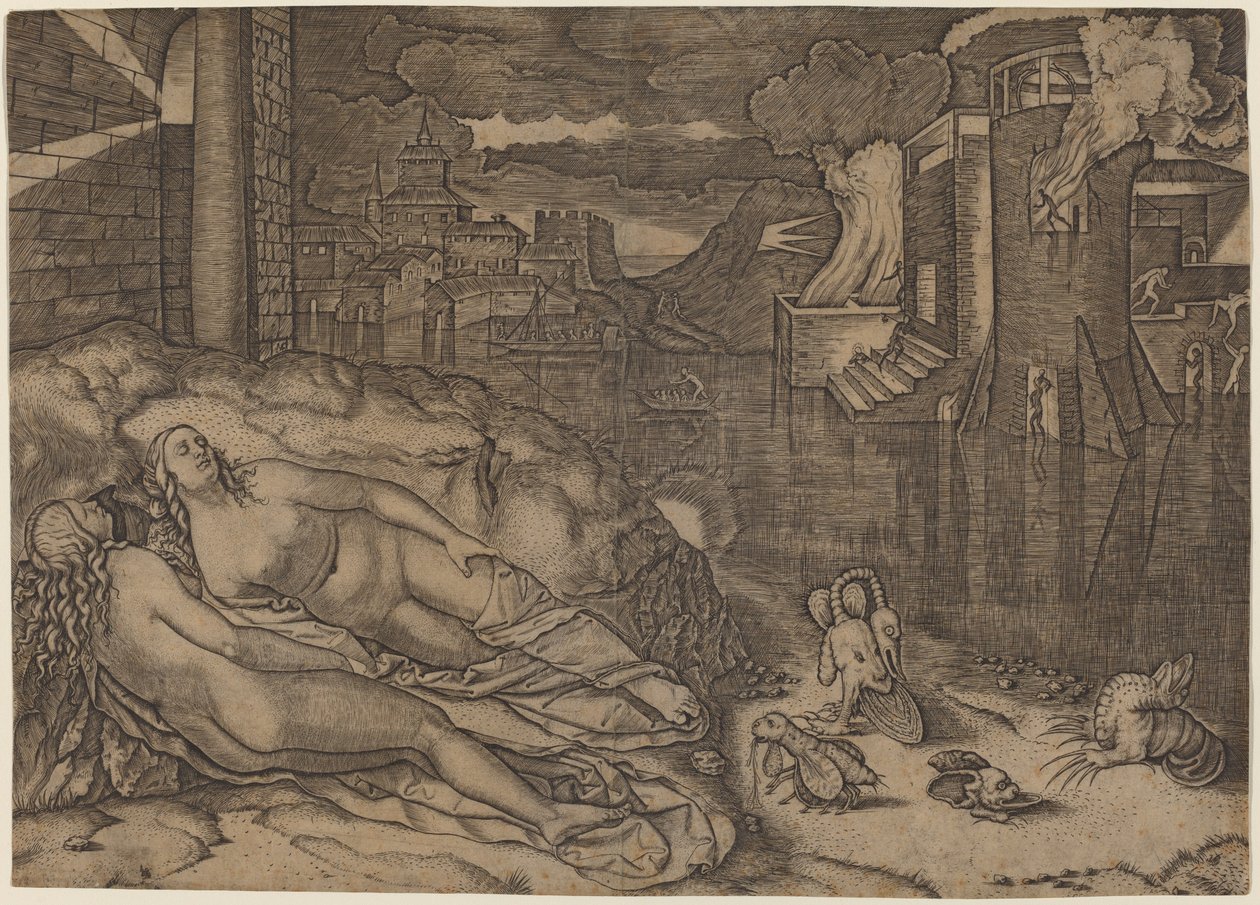 Sen Rafaela autorstwa Marcantonio Raimondi possibly after Raphael