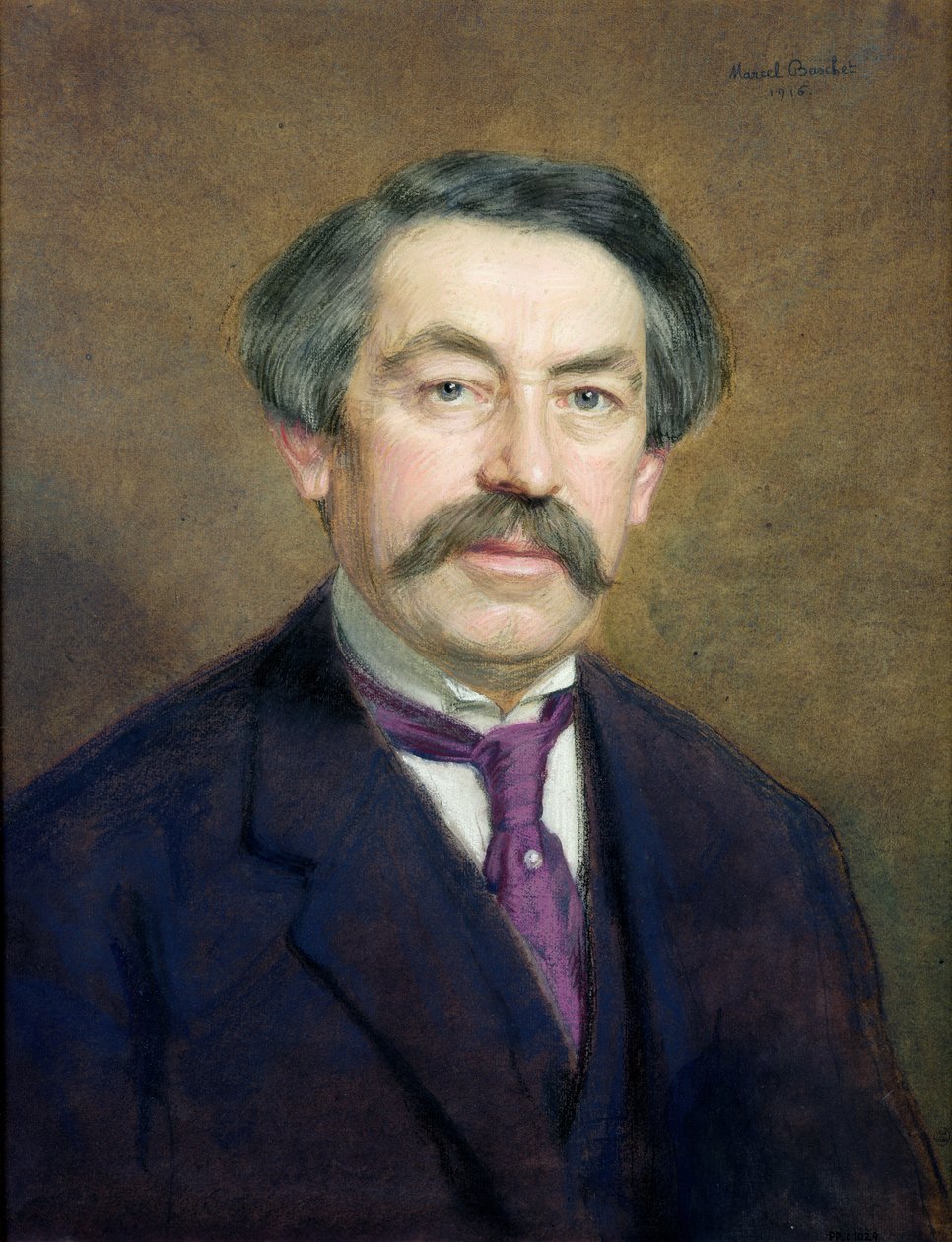 Portret Aristide Brianda (1862-1932) 1916 (pastel na papierze) autorstwa Marcel Andre Baschet