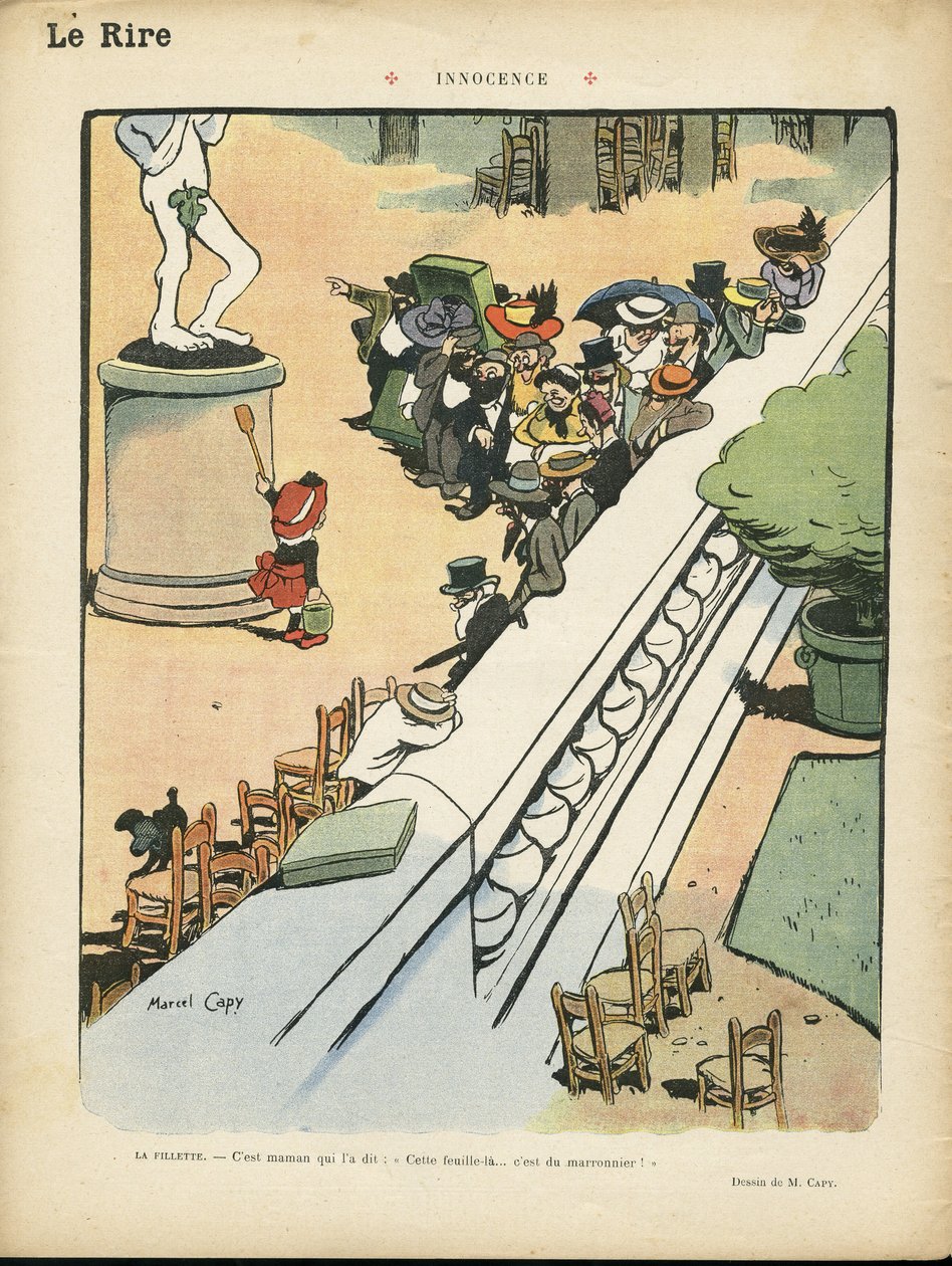 Ilustracja Marcela Capy (1865-1941) w Le Lire autorstwa Marcel Amable O.L. Capy