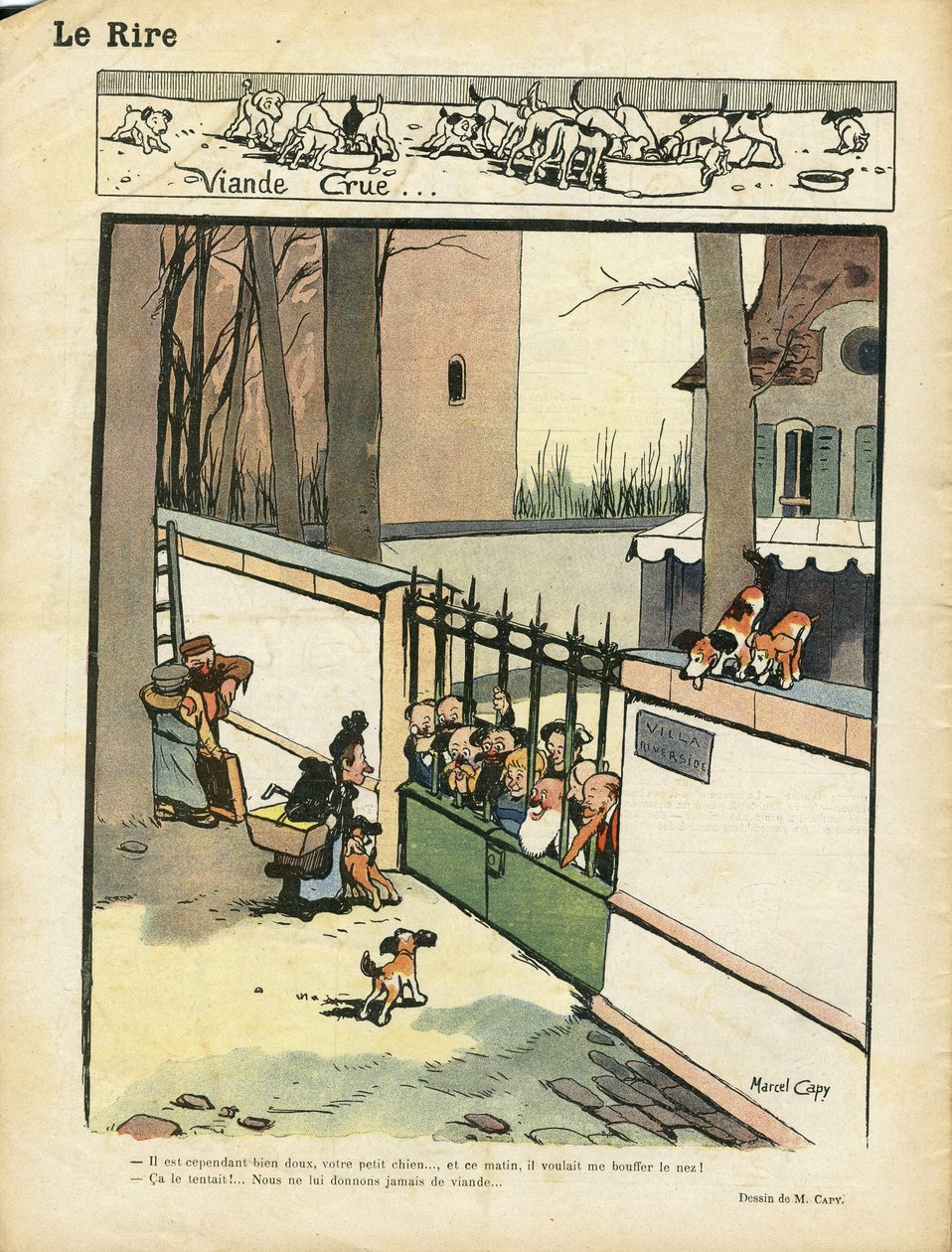 Ilustracja Marcela Capy (1865-1941) w Le Lire autorstwa Marcel Amable O.L. Capy