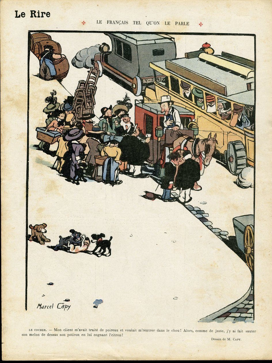 Ilustracja Marcela Capy (1865-1941) w Le Lire autorstwa Marcel Amable O.L. Capy