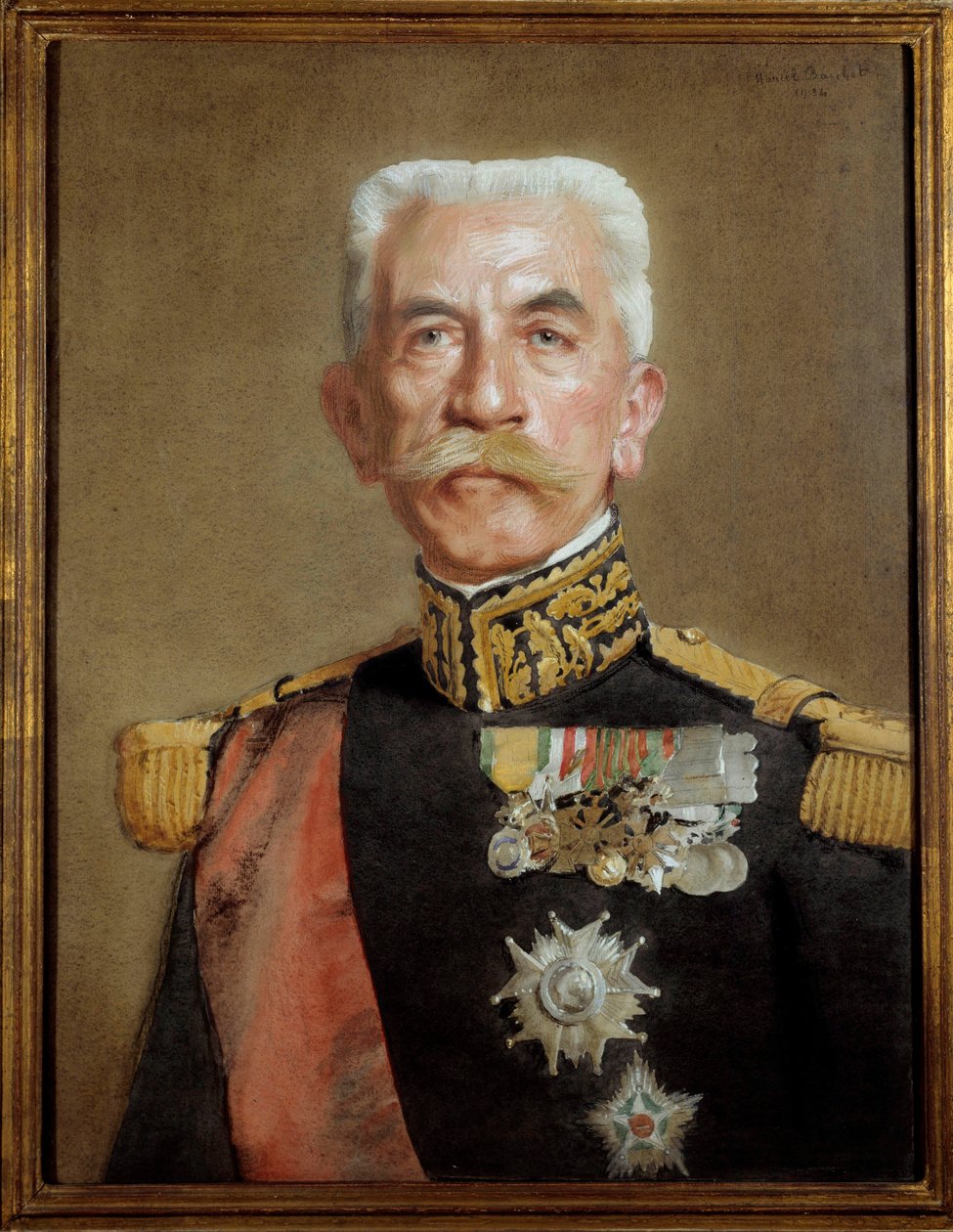 Portret Huberta Lyautey, marszałka Francji (Louis-Hubert-Gonzalve Lyautey autorstwa Marcel Andre Baschet