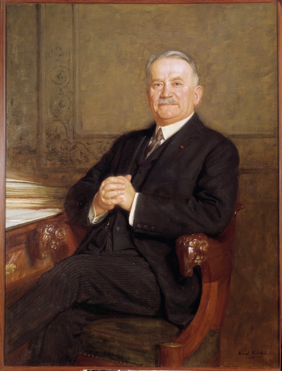 Portret prezydenta republiki Gastona Doumergue