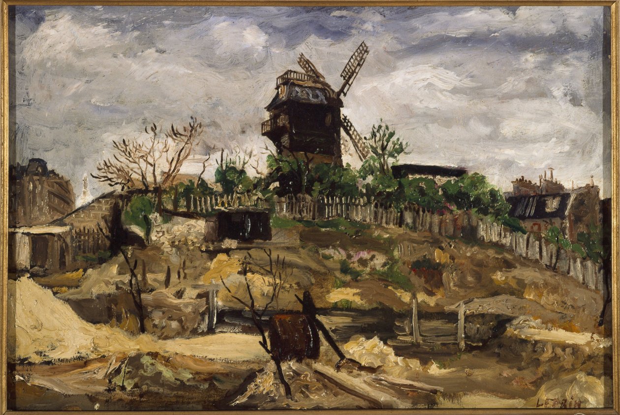 Moulin de la Galette, około 1920 r. (olej) autorstwa Marcel Leprin