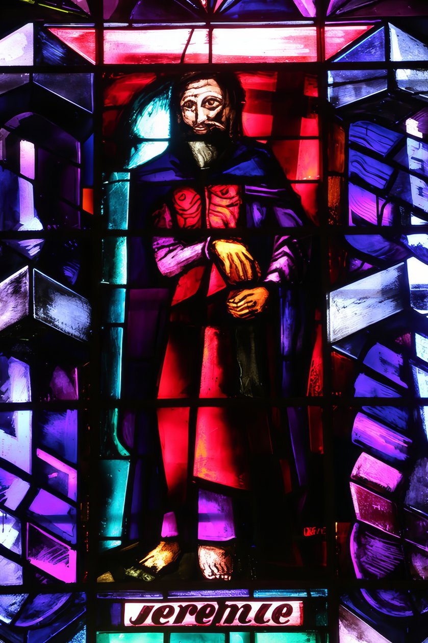 Jeremiasz, płaczący prorok autorstwa Marcel Poncet