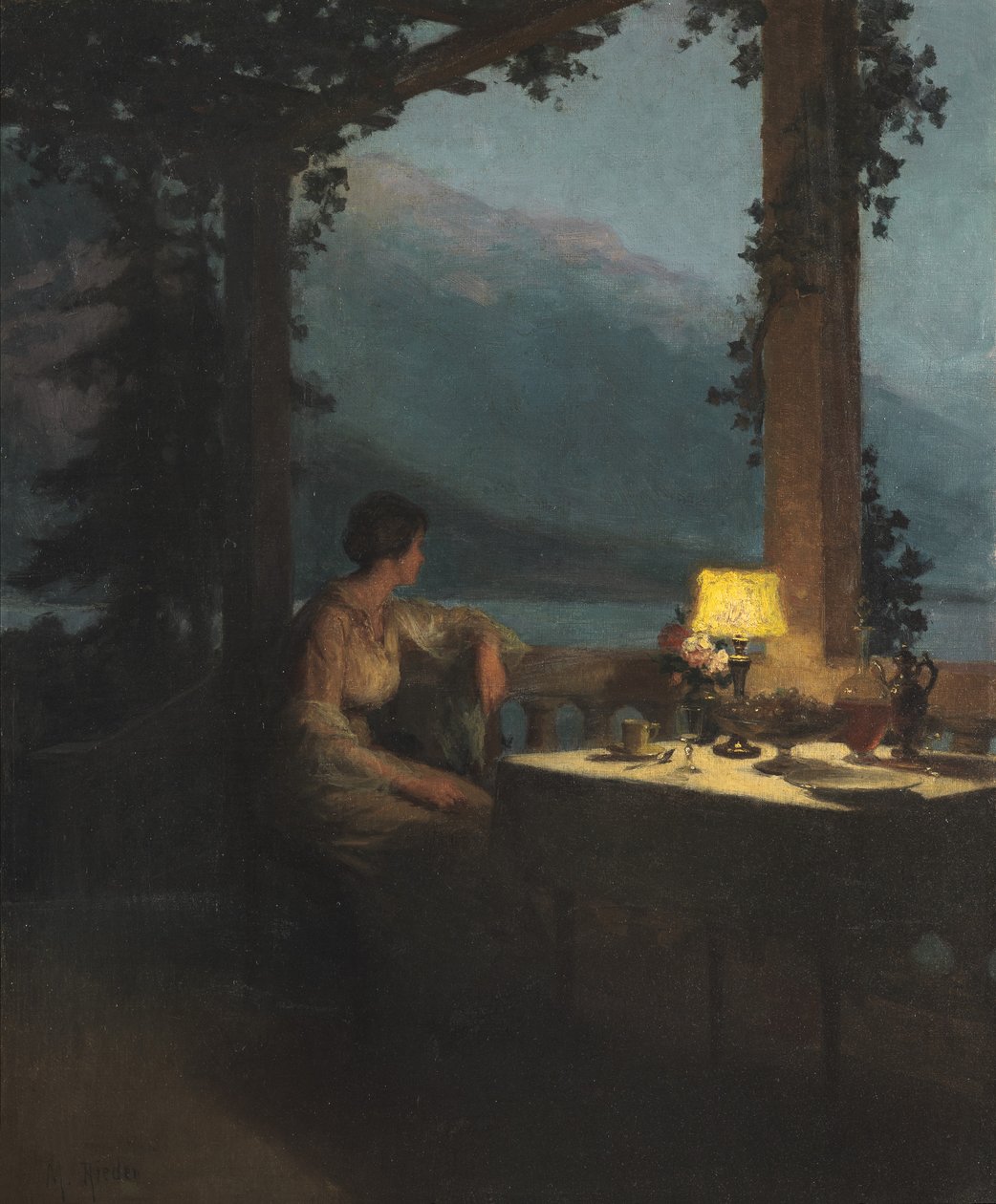 Taras, Annecy autorstwa Marcel Rieder