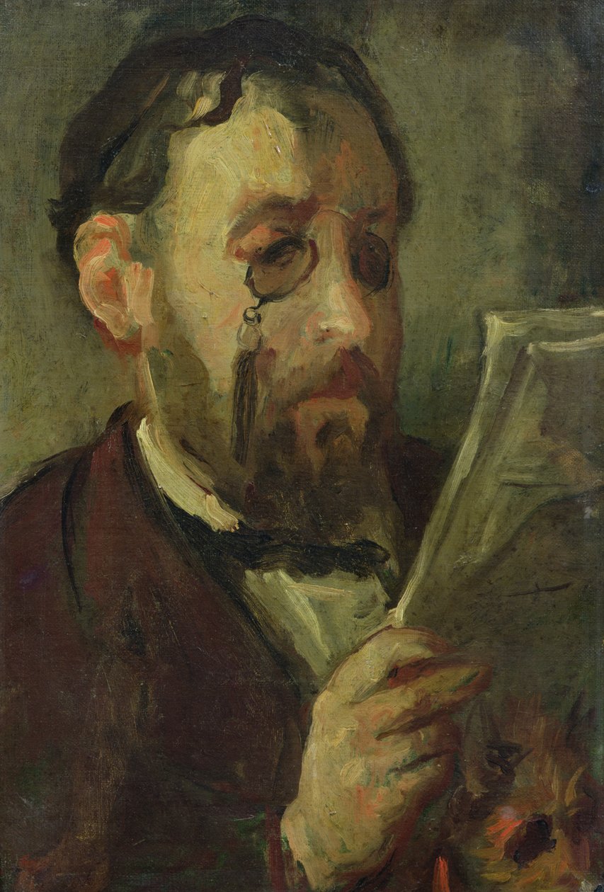 Edgar Degas (1834-1917) autorstwa Marcellin Gilbert Desboutin