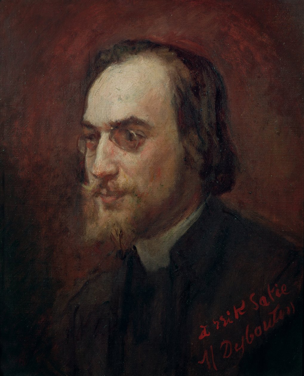 Erik Satie (1866-1925) autorstwa Marcellin Gilbert Desboutin