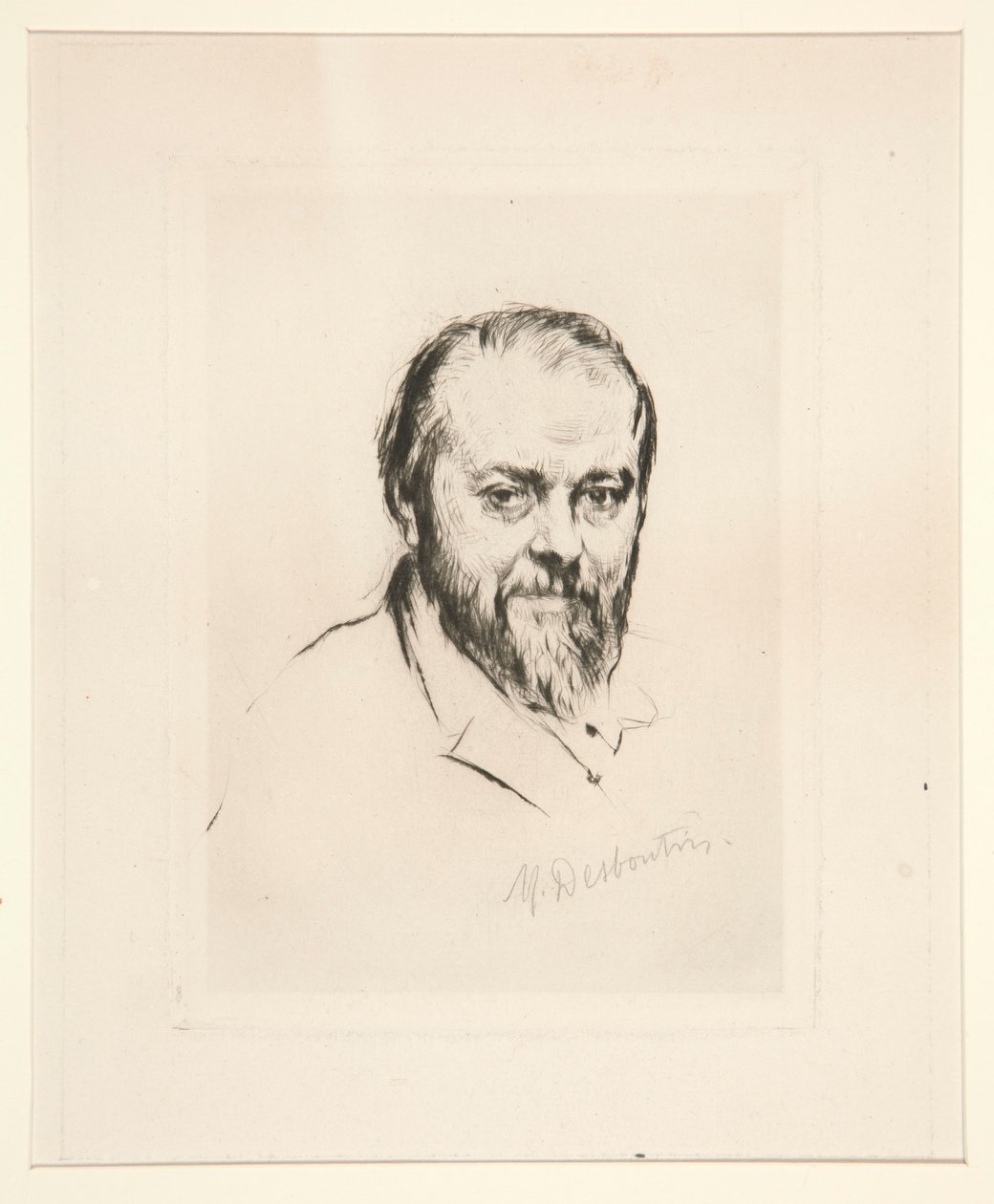 Portret J.J. kura autorstwa Marcellin Desboutin